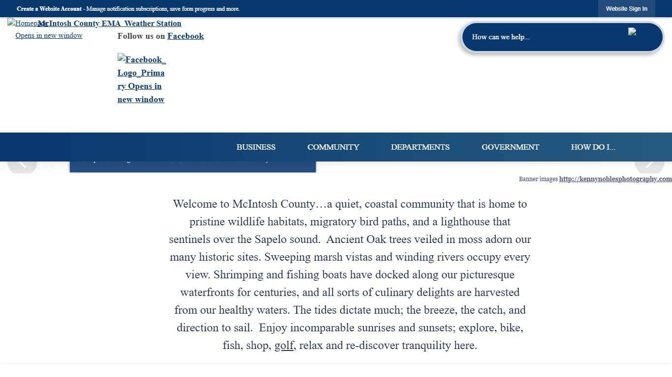 McIntosh County, GA Official Website